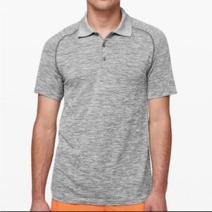 Lululemon Men’s Metal Vent Tech Polo Slate White - Size M
